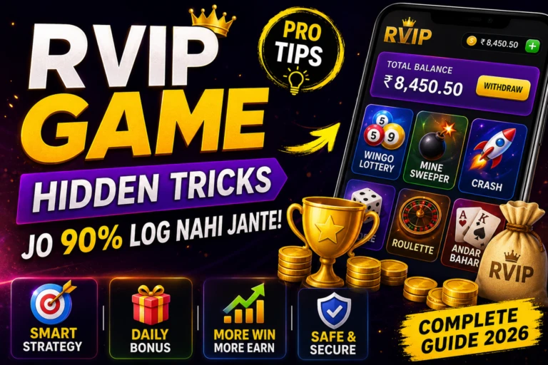 RVIP Game Hidden Tricks Jo 90% Log Nahi Jante 💰 | Complete Guide 2026