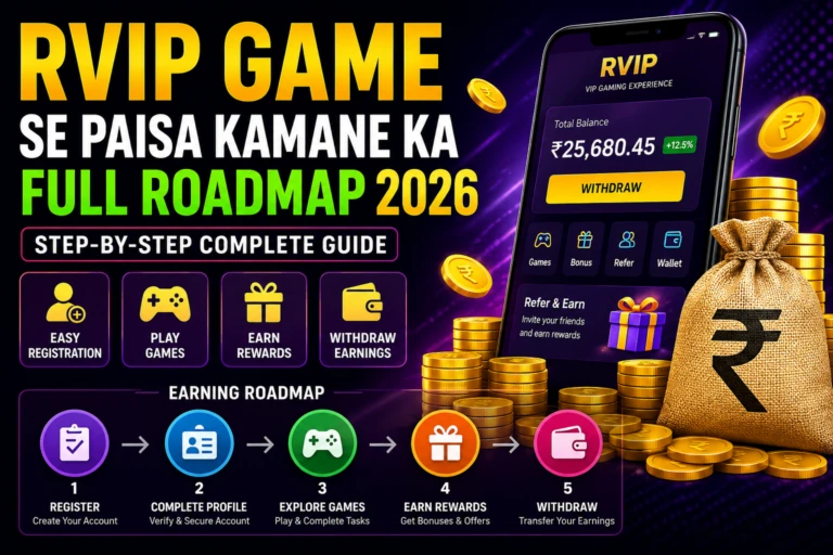 RVIP Game Se Paisa Kamane Ka Full Roadmap 2026